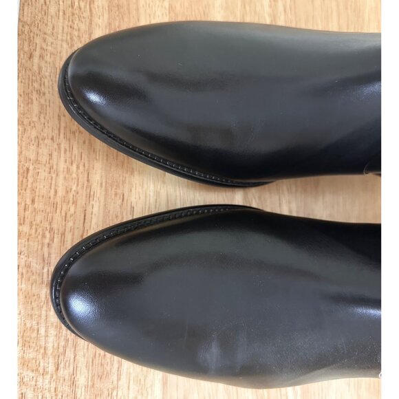 Johnston Murphy Size 11 Mens Leather Full Grain Chelsea Boots India Black - Picture 7 of 12